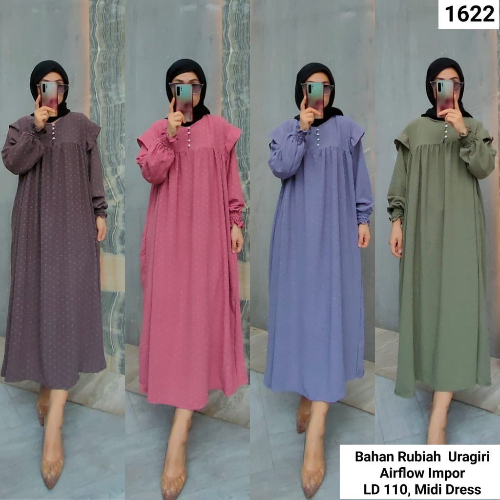 Long Tunik Midi Dress Rubiah