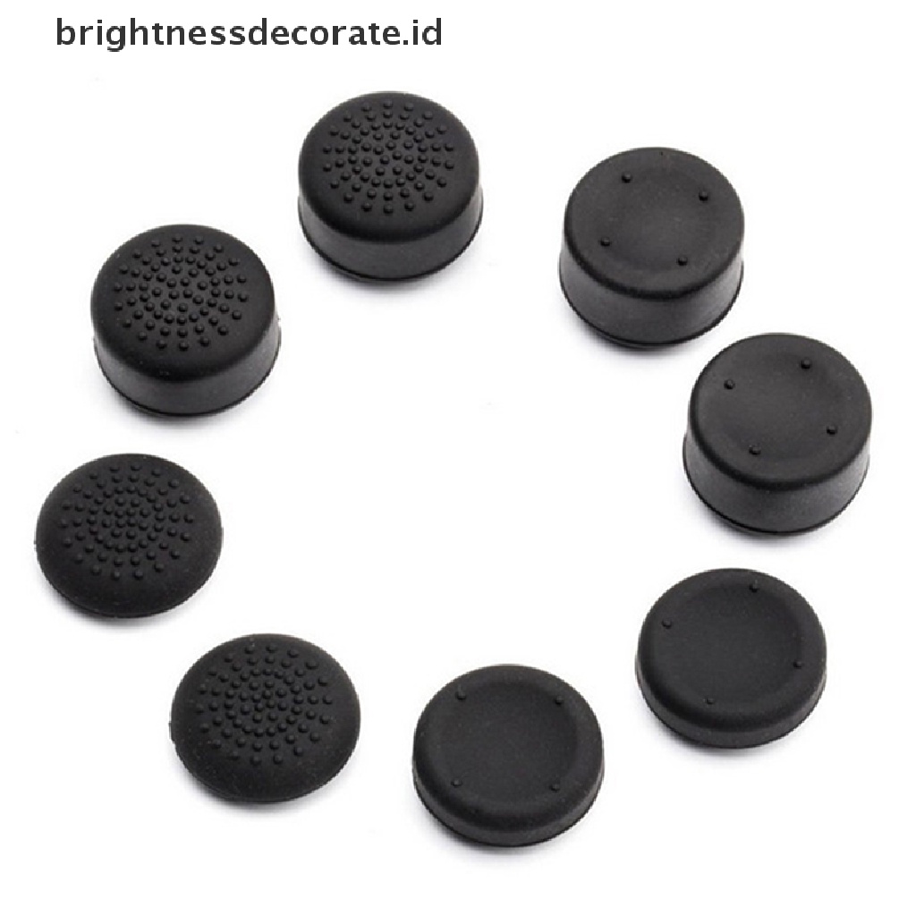 [birth] 8X Silicone Replacement Key Cap Pad for PS4 Controller Gamepad Game Accessories [ID]