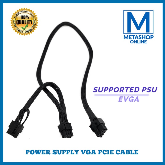 Kabel Modular VGA PCIE PCI Express Power Supply PSU EVGA Cable