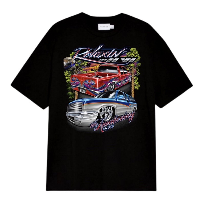 KAOS VINTAGE NASCAR RELAXIN NW DEWASA ANAK | T-SHIRT NASCAR CHAMPIONSHIP | KAOS BAJU MOBIL BALAP