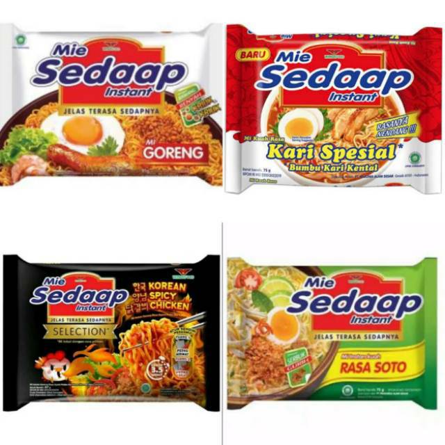 

[min 5pcs] Mie Sedap goreng varian soto kare spesial korea indomie sedaap varian