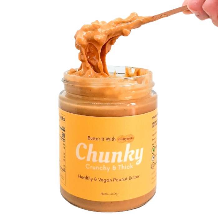 

Natural Chunky Peanut Butter 280gr NuttyNuts
