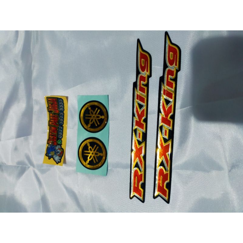 LIST TANGKI RX KING STICKER RX KING LIST STIKER TANGKI DAN TUTUP AKI RX KING SET EMBLEM TUTUP AKI RX