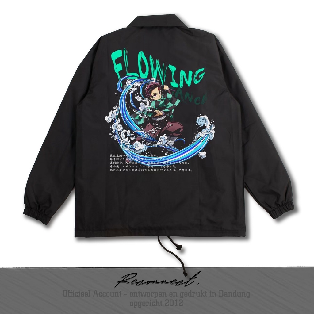 Reconnect Coach Jacket Demon slayer Tanjiro Kamado - Unisex