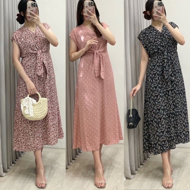 Dress Rayon MISTSUKO Home Wear Cantik Brand Original