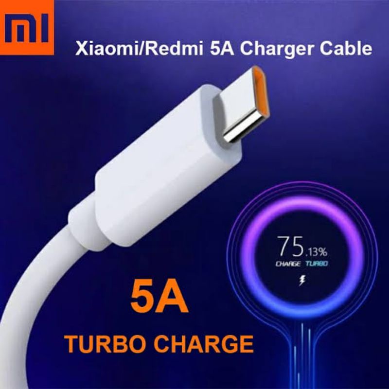 KABEL DATA XIAOMI TYPE C FAST CHARGER REDMI NOTE 7 Pro/8 Pro/ 9 pro/10C/NOTE 10/M3/M3 PRO/X3/ X3 PRO/F3 [Kabel Data Turbo]