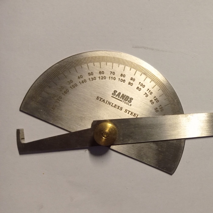 IOP | penggaris bujur decree protractor sands