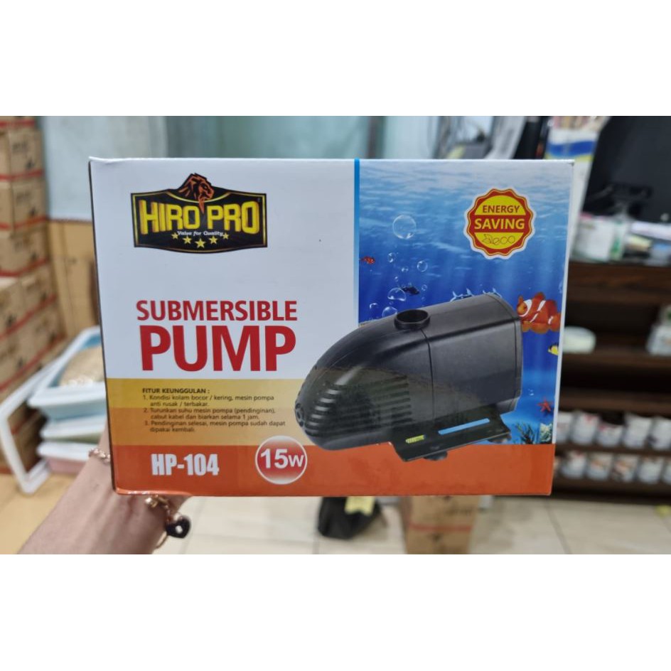 Hiro Pro HP 104 Mesin Pompa Aquarium Hidroponik Aquascape