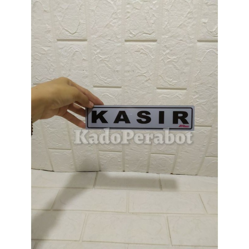 Stiker kasir - label tempel kasir - label kasir tempel