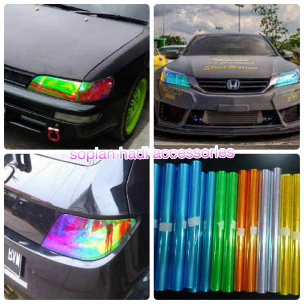 Turun Harga Diskon Harga Murah Sticker Headlamp Bunglon Kualitas