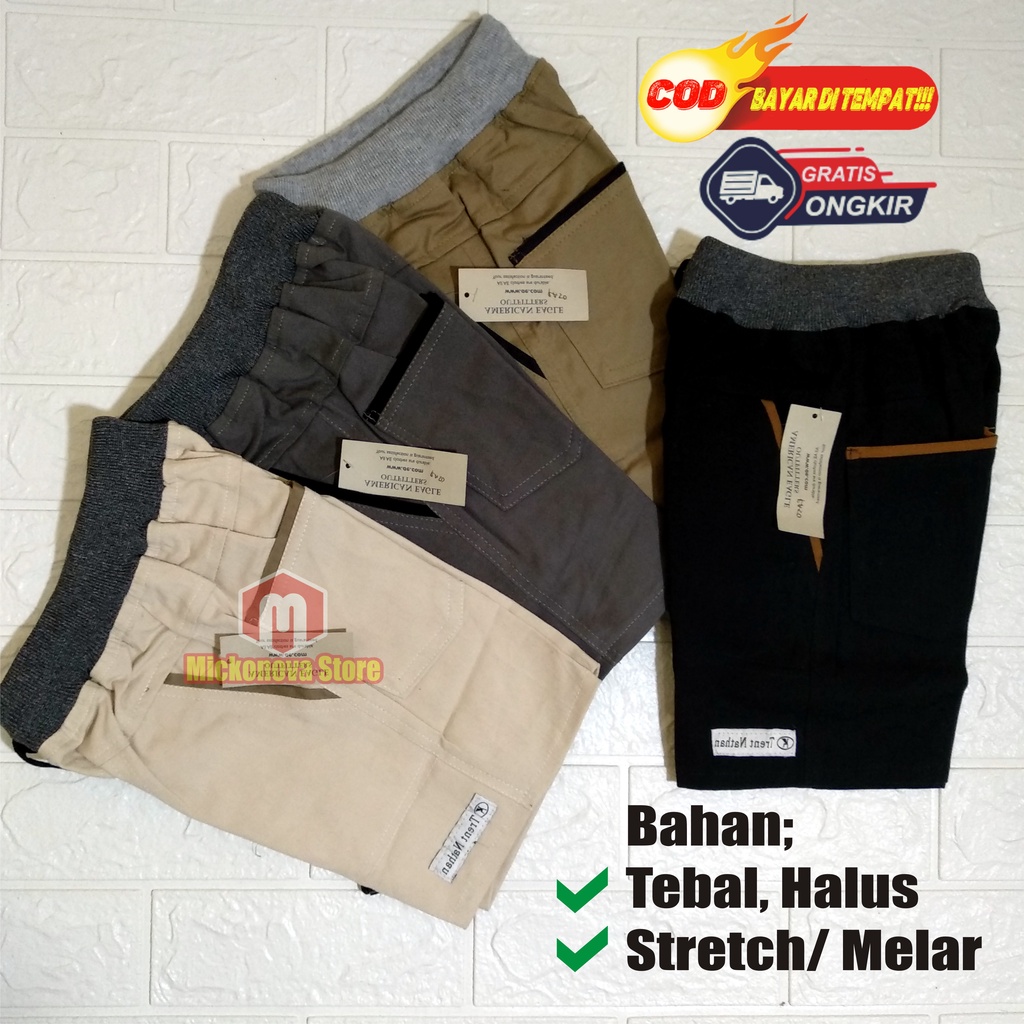 Celana Pendek Cino Chino Chinos Anak Laki Laki Cowok Cowo Pendek Tanggung Motif 2 4 6 8 10 12 Tahun