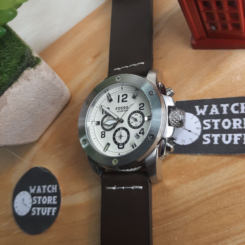 JAM TANGAN PRIA WANITA | RANTAI | KULIT | KARET | MURAH | PRIA ORIGINAL F0*SIL QUART TALI KULIT FS49