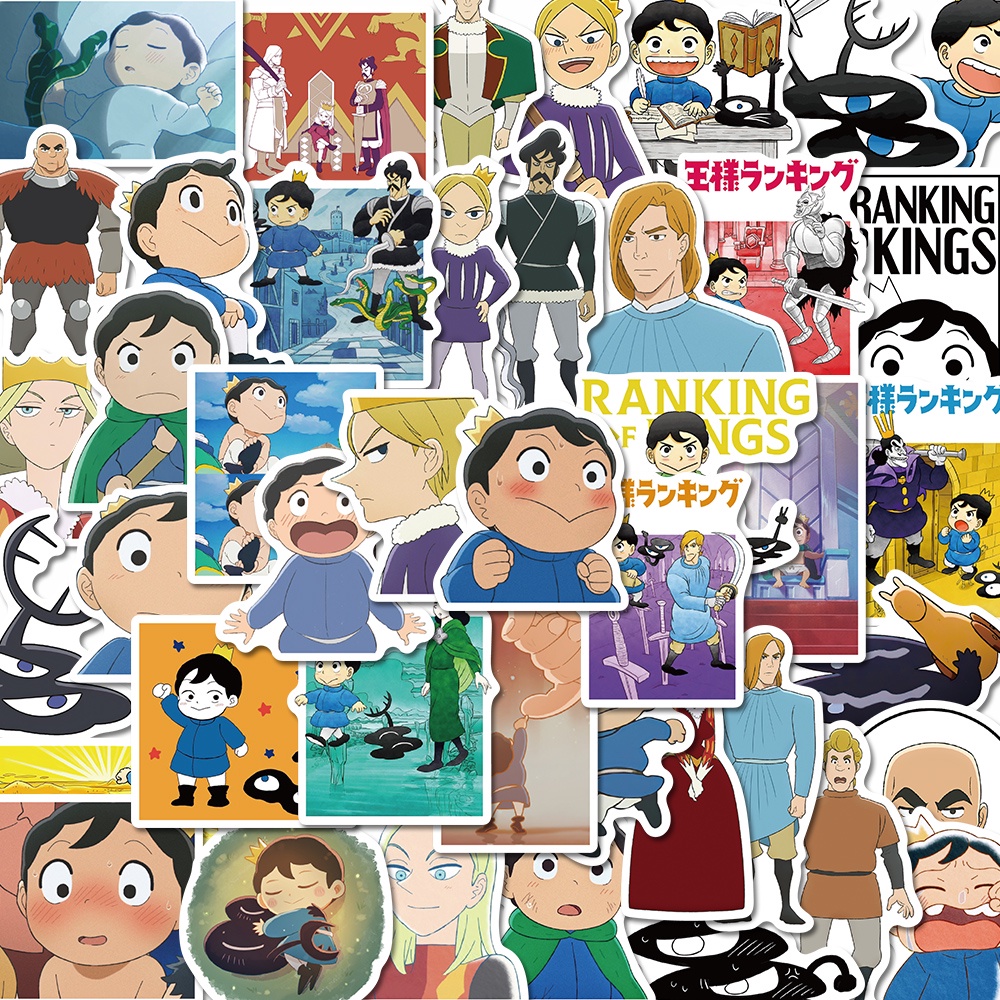 50 Pcs Stiker Motif Kartun Anime Ranking of Kings Tahan Air Untuk Dekorasi case Hp Komputer