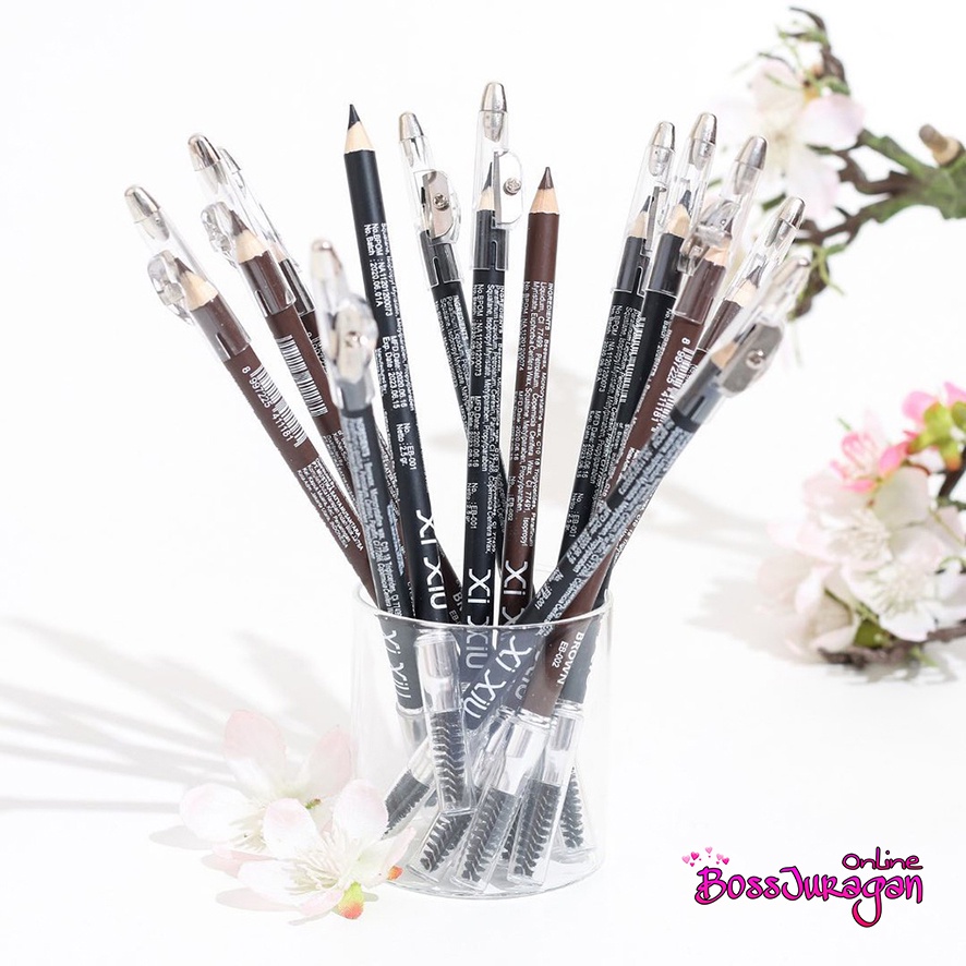 (BOSS) XI XIU Eyebrow Pencil Brown &amp; Black - Xixiu Pensil Alis