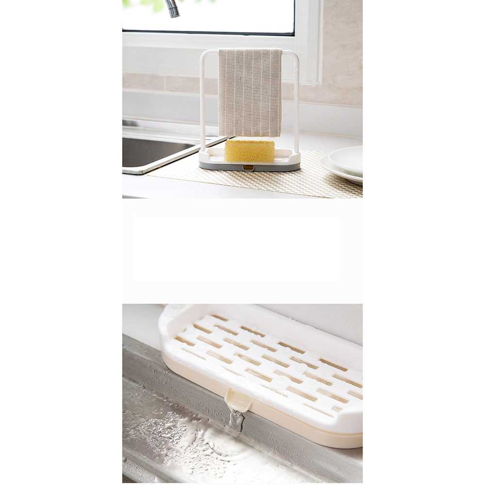 Rak Pengering Dapur Kitchen Drainer Holder Rag Hanger - QW-824