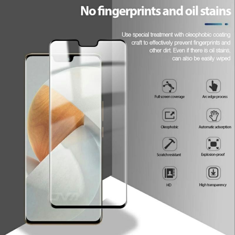 TEMPERED GLASS VIVO V23 5G V23E 5G TG ANTIGORES KACA FULL COVER