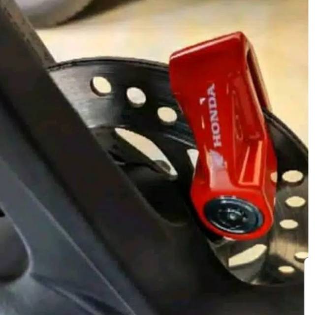 Kunci pengaman/Kunci gembok cakram disklock motor honda original AHM