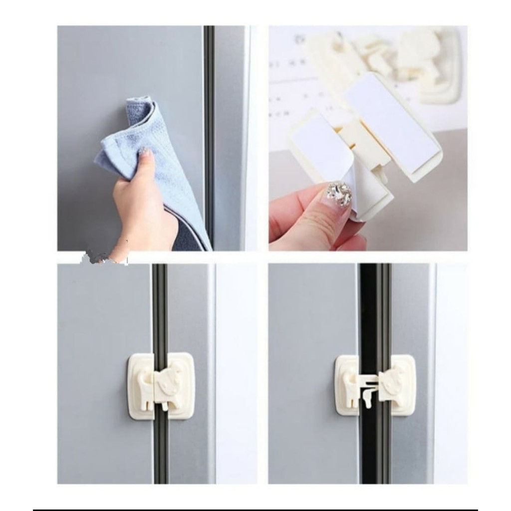 Pengaman Kulkas Laci Lemari Penahan Pintu Kulkas Karakter Doggie Anjing Lucu