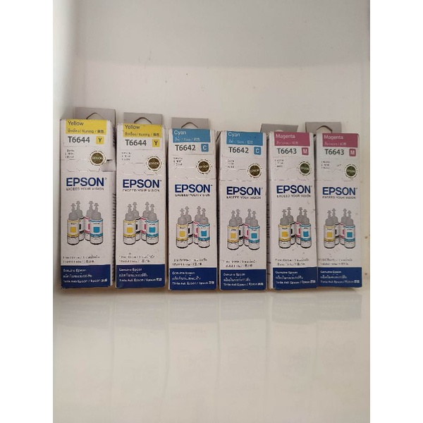 tinta reffil epson T6643(M) T6642(C) T6644(Y) Original