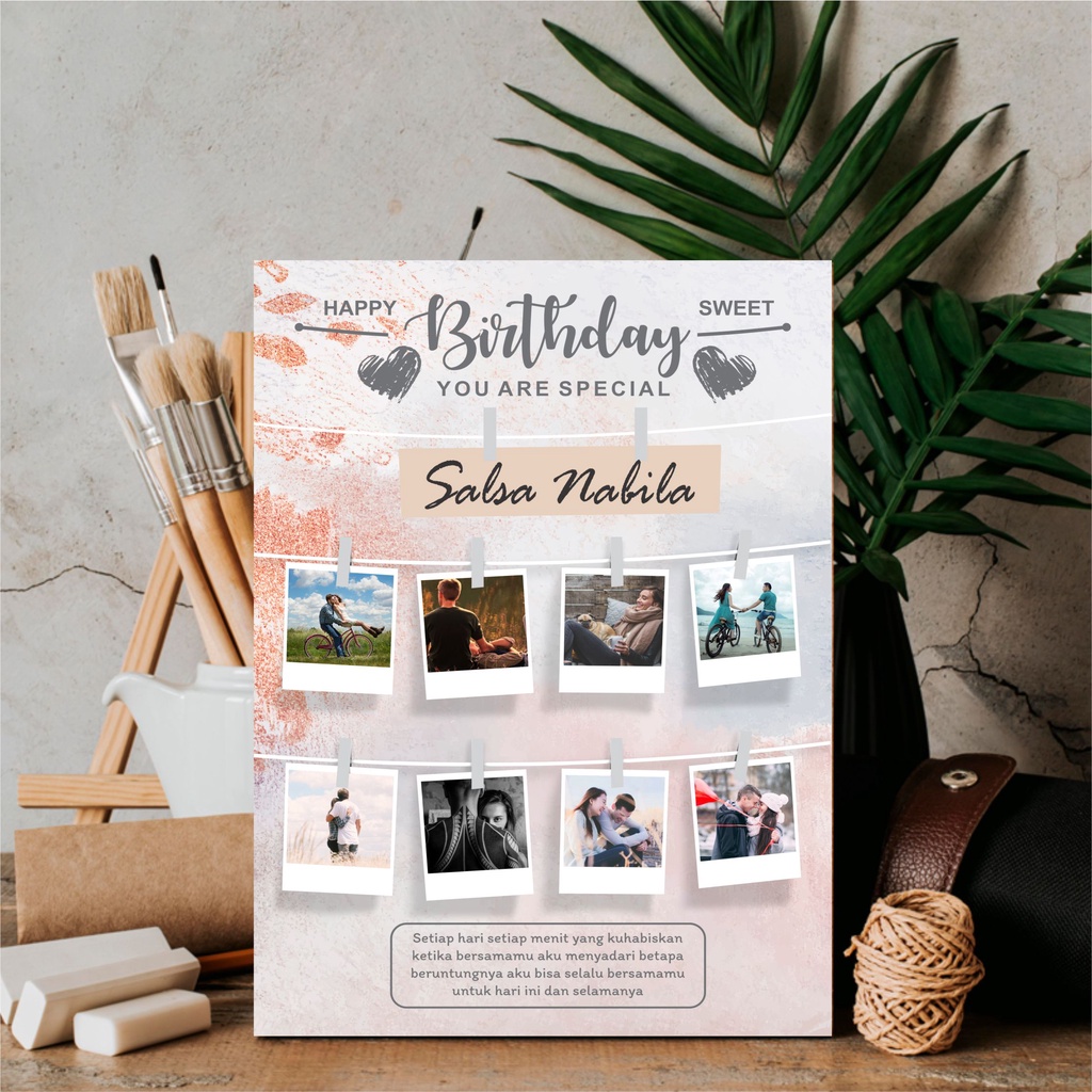 Hiasan Dinding Dekorasi Kamar Kado Ulang Tahun Wedding