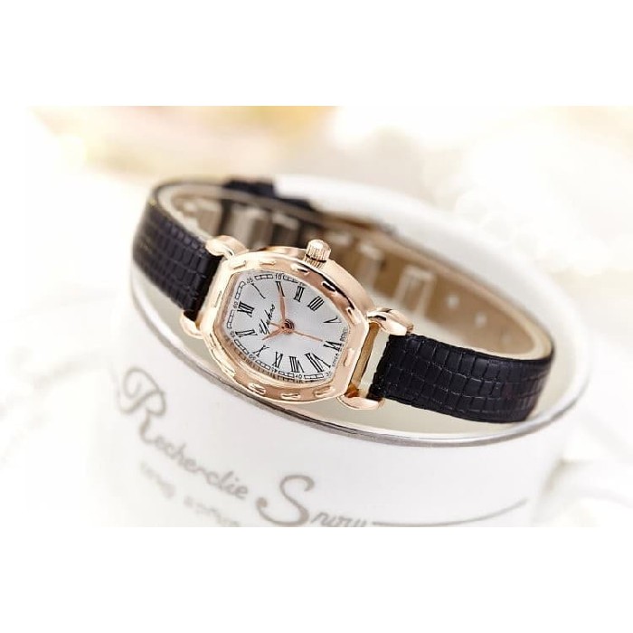 Jam Import  jam tangan wanita perempuan original desain korea yuhao SMALL HITAM