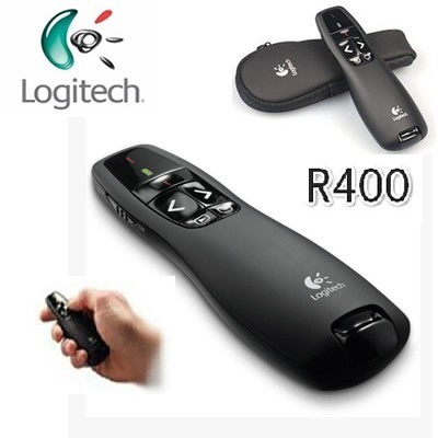 Logitech R400 Wireless Presenter Laser Pointer - Original