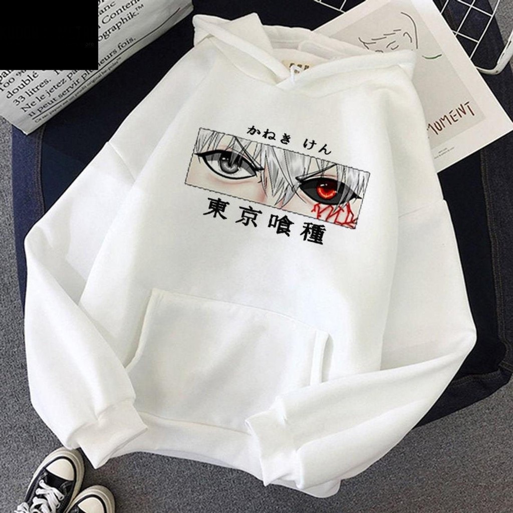 Sweater KANEKI EYES V2 Oblong / Hoodie Anime Tokyo Ghoul EYES KANEKI V2 Jumper