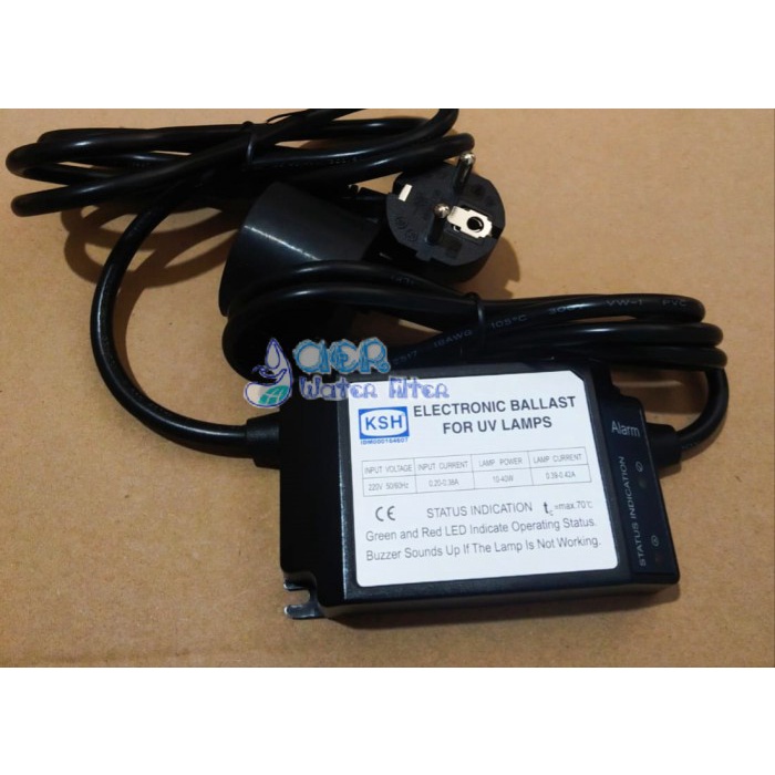 Ballast / Adaptor lampu UV / Ultraviolet 10 - 40 Watt - 12 Gpm KSH