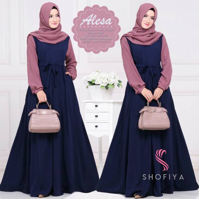 Alesa Maxy, maxy dress ,gamis pesta by Shofiya