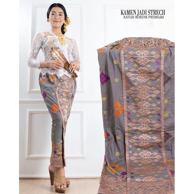 yukakebaya || kamen jadi songket bordir tumpal full strait