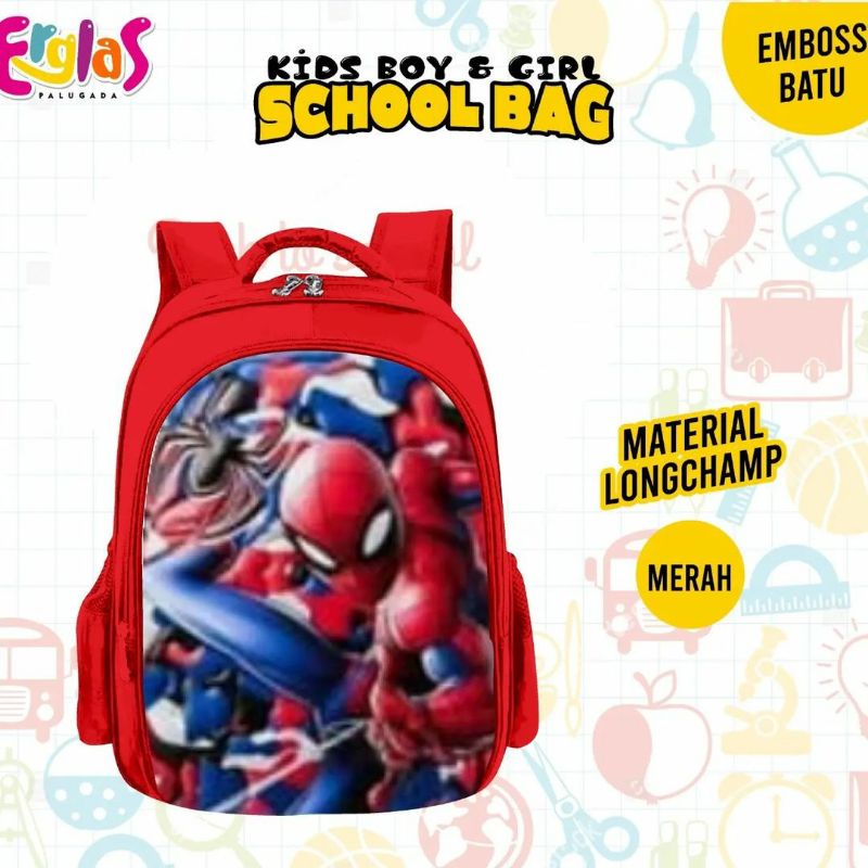 TAS RANSEL EMBOSS ANAK ERGLAS (BRAC928)