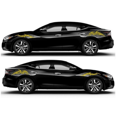 stiker mobil sedan civic vios camry corolla stiker cutting terkeren