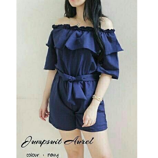 MM- Jumpsuit aurel wafel / Jumpsuit wanita murah / Jumpsuit wanita terbaru