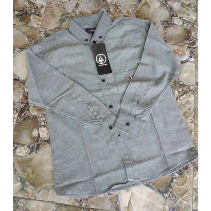 Baju Anak Laki Laki Usia 1-12 Tahun Kemeja Anak Lengan Panjang Casual Distro Import Kemeja Polos Anak Panjang Murah