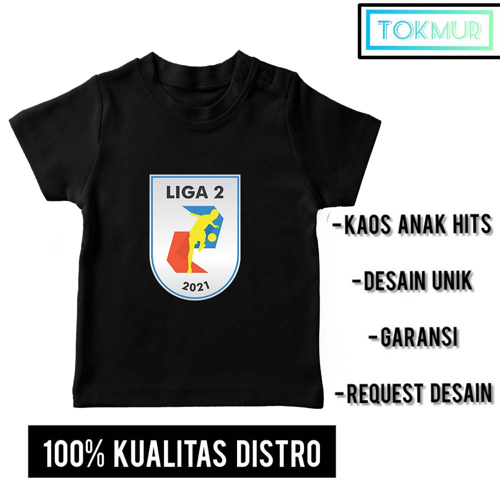 Kaos Anak Laki Laki Liga 2 2021 Baju Pertandingan Sepak Bola Indonesia Desain Terbaru Distro Gratis 