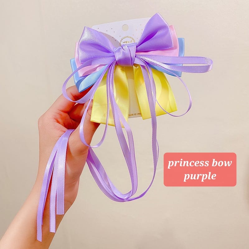 PRINCESS BOW JEPIT PITA RAMBUT ANAK PRINCES AKSESORIS KOREA IMPORT FASHION LUCU