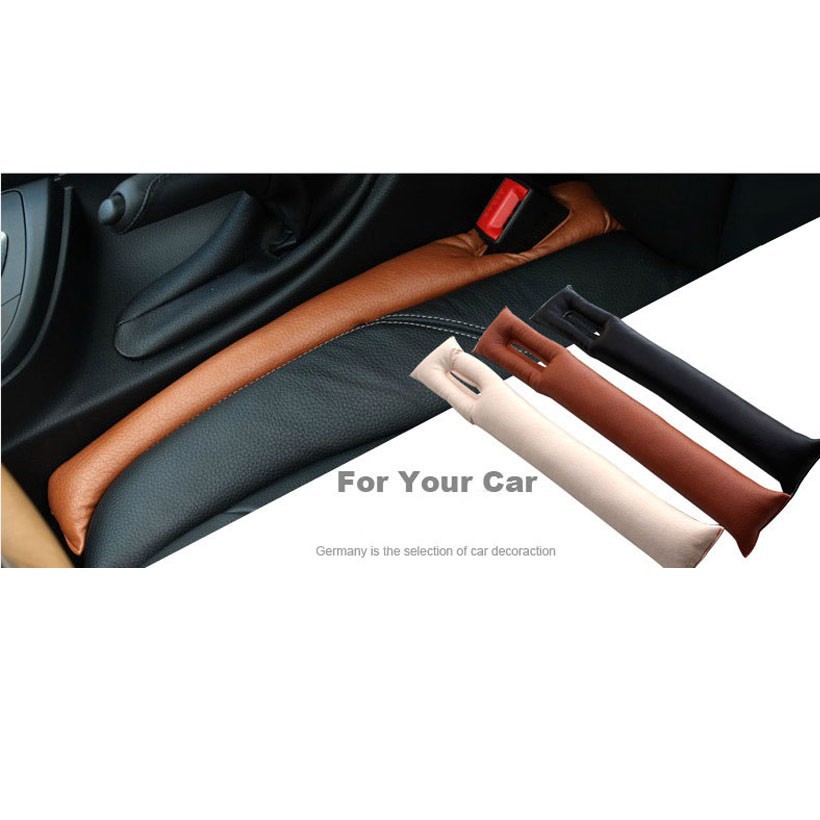 Car seat gap filler pad cover Leather seat split plug duster Accessories car styling / Penutup bantalan pengisi celah jok mobil