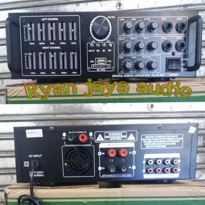 power sound system karaoke amplifier elsem es-328n new