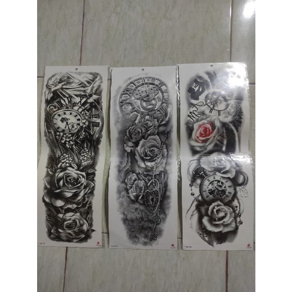 tattoo temporary full lengan
