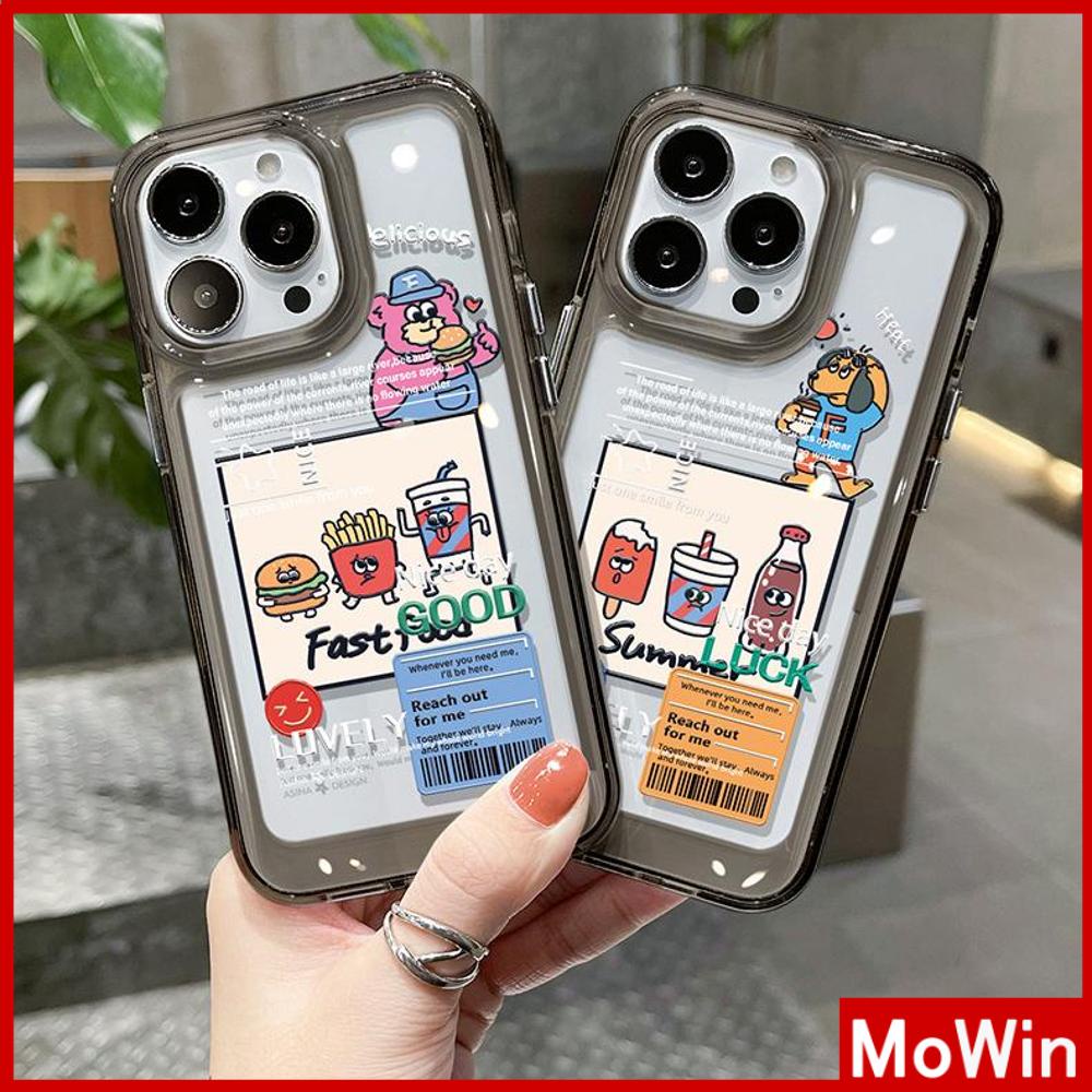 iPhone Case HD Acrylic High Quality Hard Case Clear Case Metal Button Protection Camera Shockproof Cartoon Cute Compatible For iPhone 14 Pro Max 14 Plus 13 Pro Max 12 11 XR 7Plus