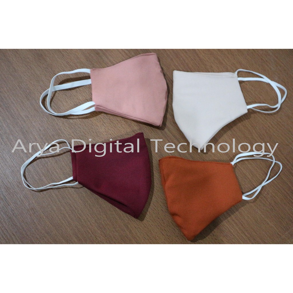 Masker Kain Non Medis Tebal Lembut Masker Mulut Hidung Pelindung Bagus Murah