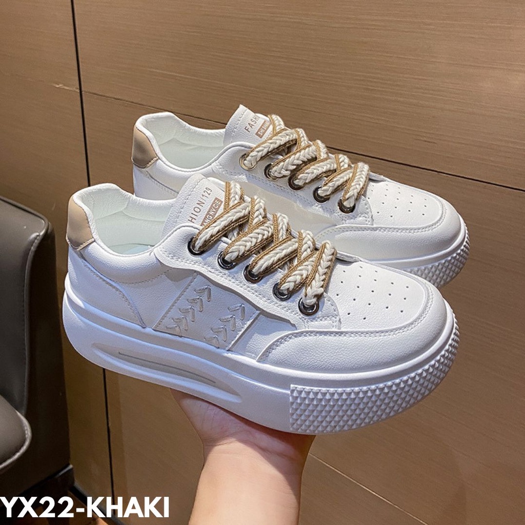 SNEAKERS WANITA KEKINIAN TRENDY FASHIONABLE CANTIKA MANTULITI BEAUTIPOL BAHAN PU IMPORT YX22