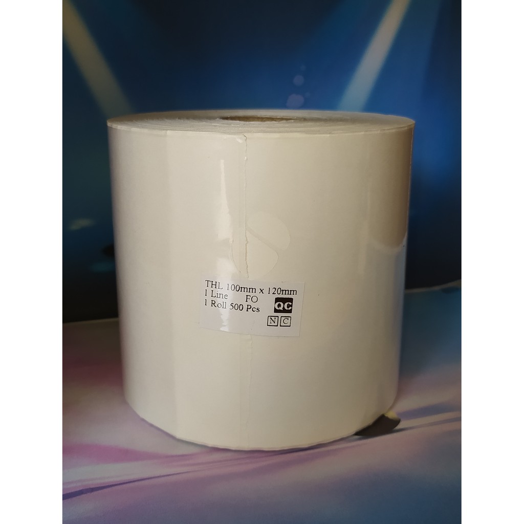 

Label Barcode Direct Thermal 100x120 isi 500pcs 100 x 120 mm RESI KIRIMAN ONLINE