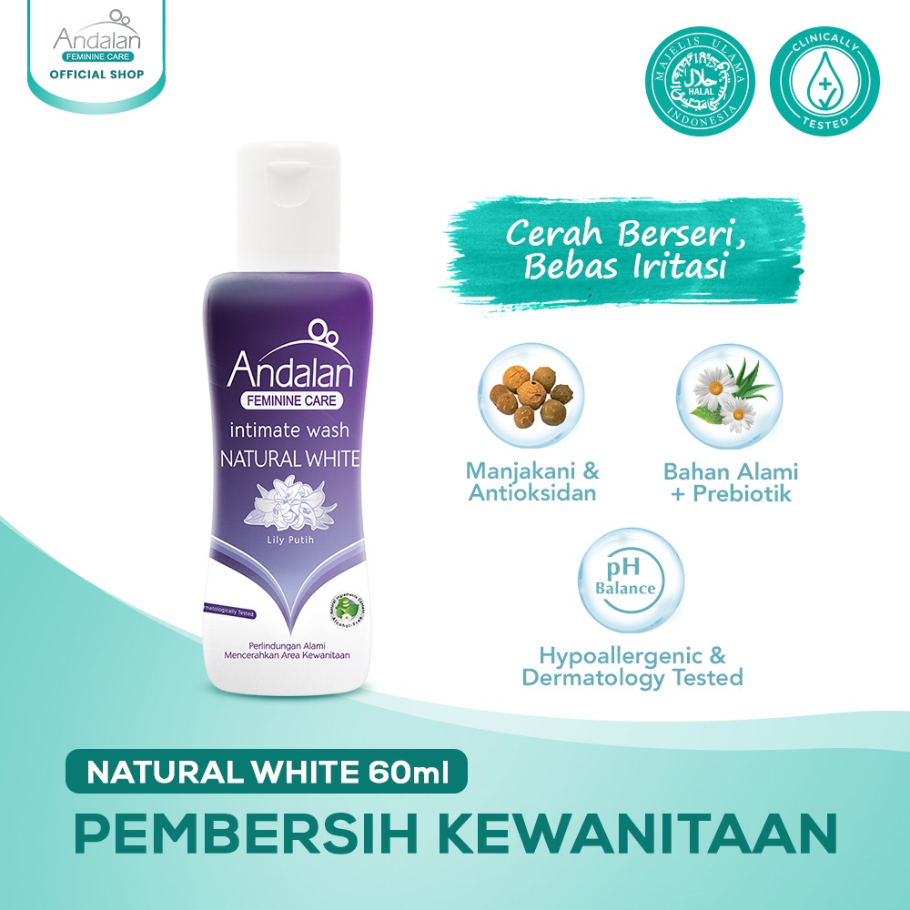 Andalan Feminine Care Natural White Sabun Pembersih Kewanitaan