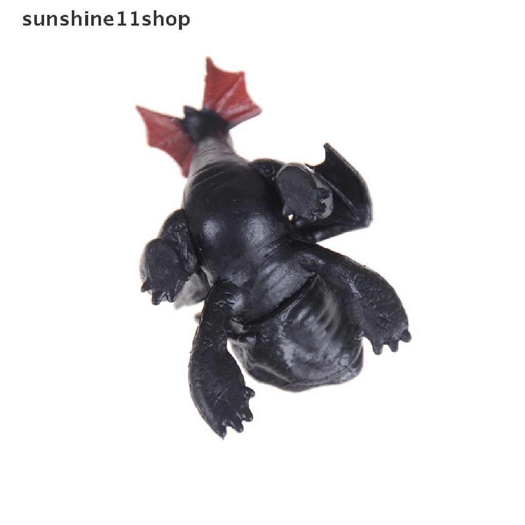 (SHO) Mainan Action Figure Toothless Night Fury Dragon Bahan PVC Untuk Anak