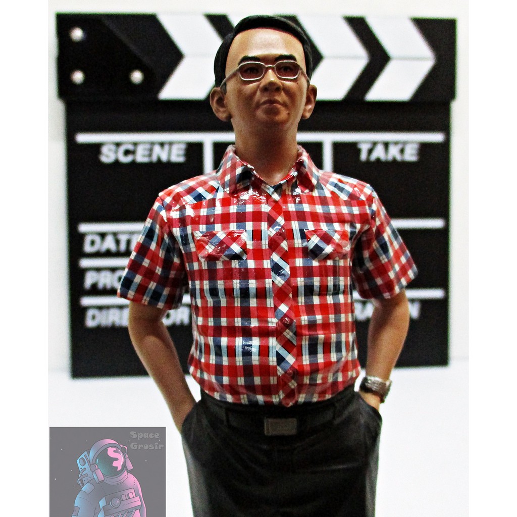 Action Figure Ahok Basuki Tjahaja Purnama 18cm Baju Batik