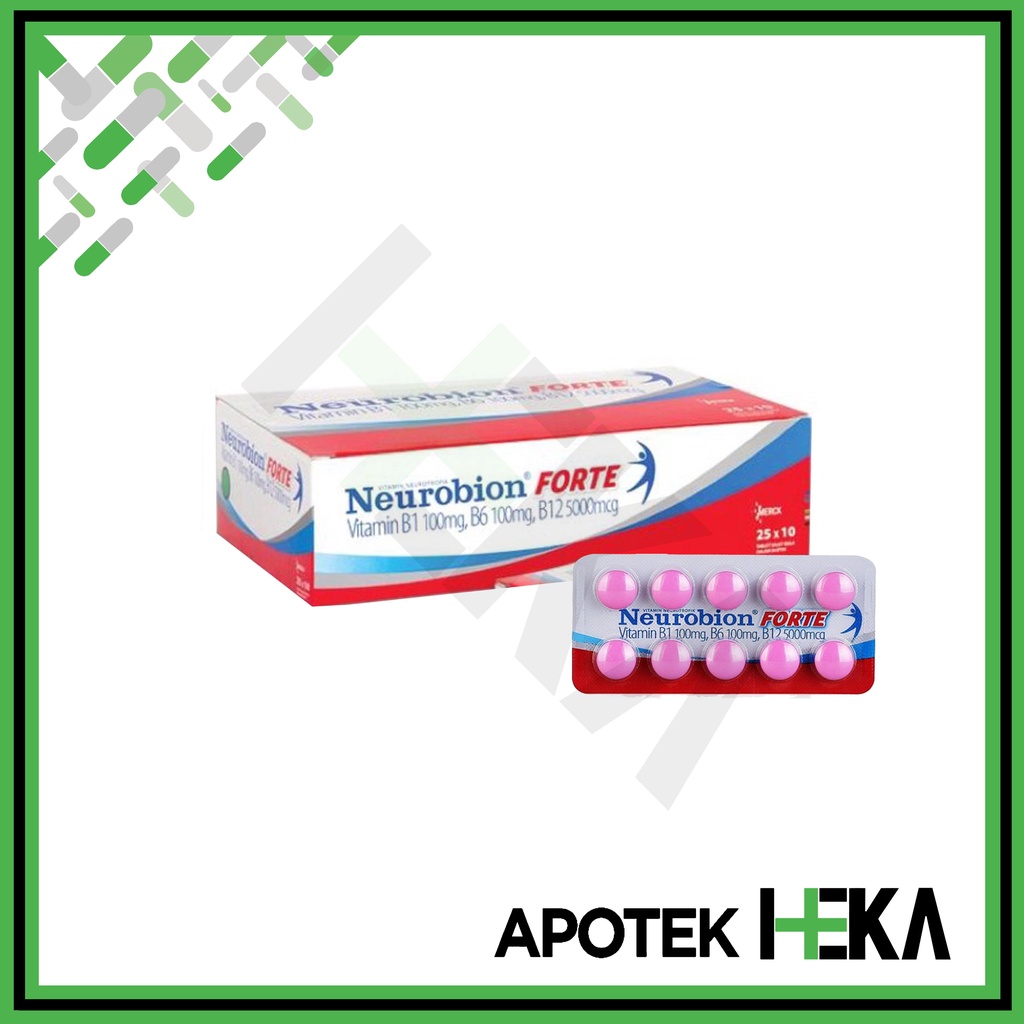 Neurobion Forte CT Box Isi 25x10 Tablet - Suplemen Sistem Syaraf (SEMARANG)