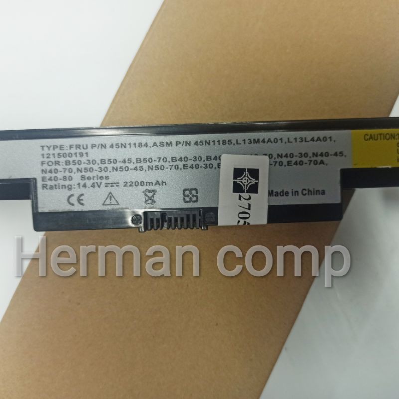 Baterai Lenovo Ideapad B40 B40-30 B40-50 B40-70 B40 80 B50-30 B50-70