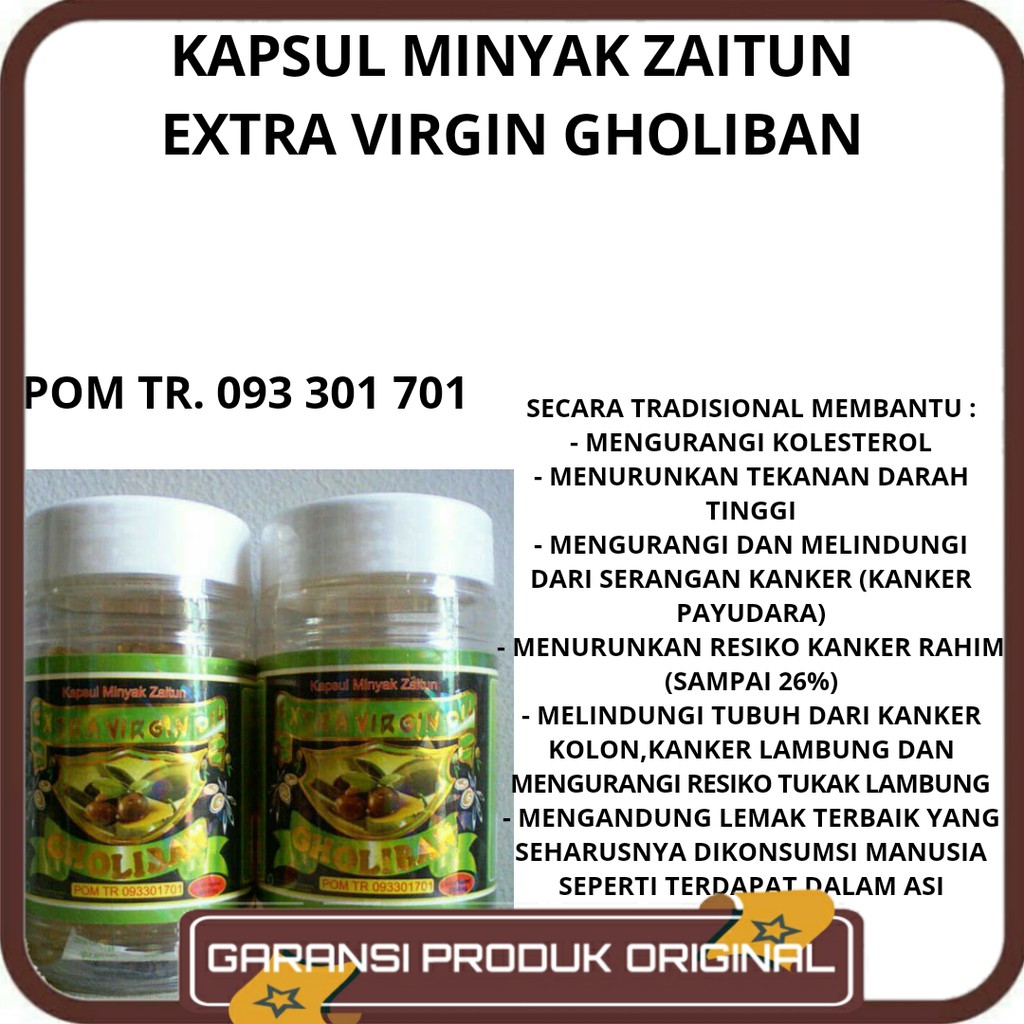 Vitamin Ibu Hamil Kapsul Minyak Zaitun Extra Virgin Isi 60 Kapsul Shopee Indonesia