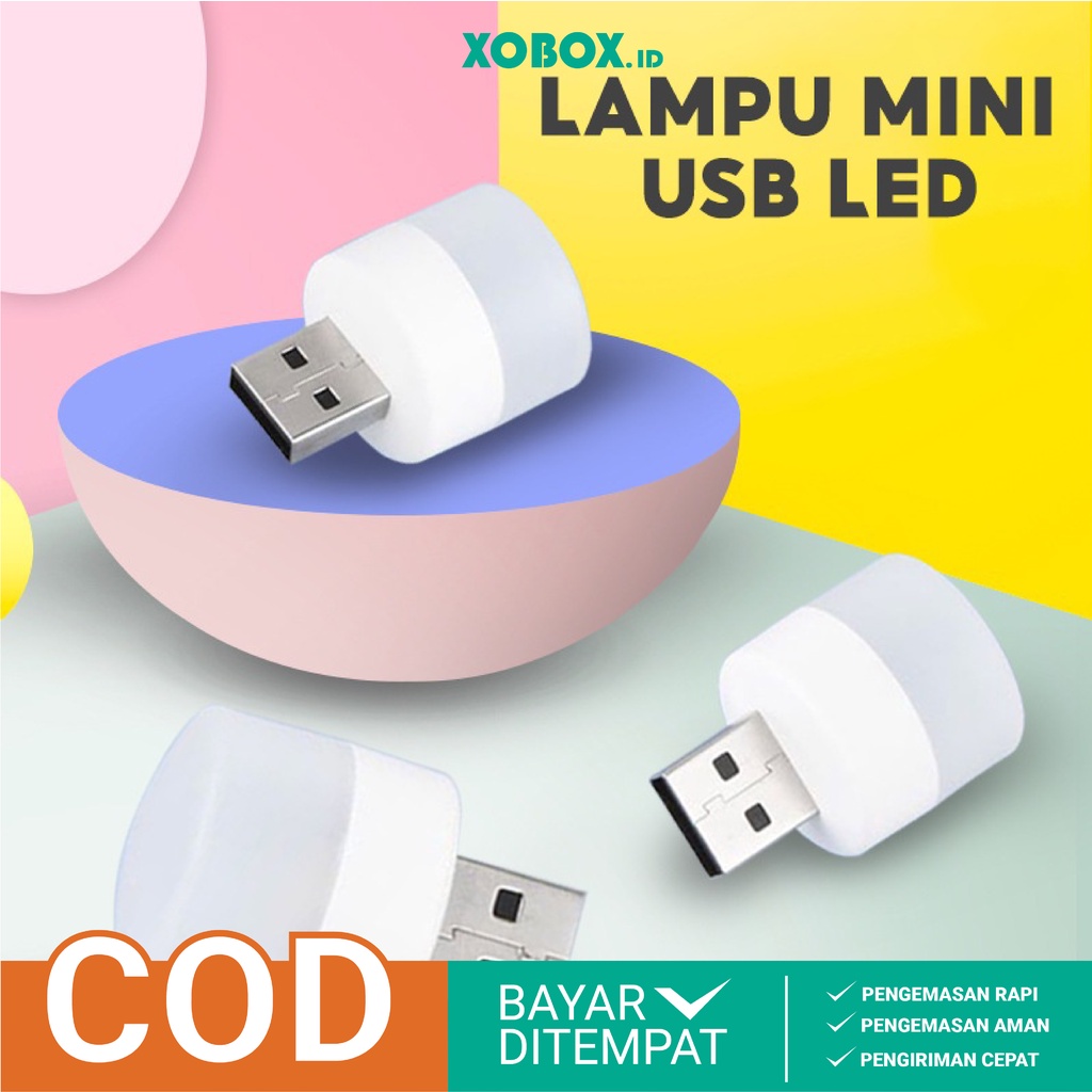 LAMPU LED USB MINI / LAMPU MINI LED USB PORTABLE KECIL / LAMPU BACA LAMPU TIDUR LAMPU TRAVEL / MINI LIGHT USB HM006 - XOBOX